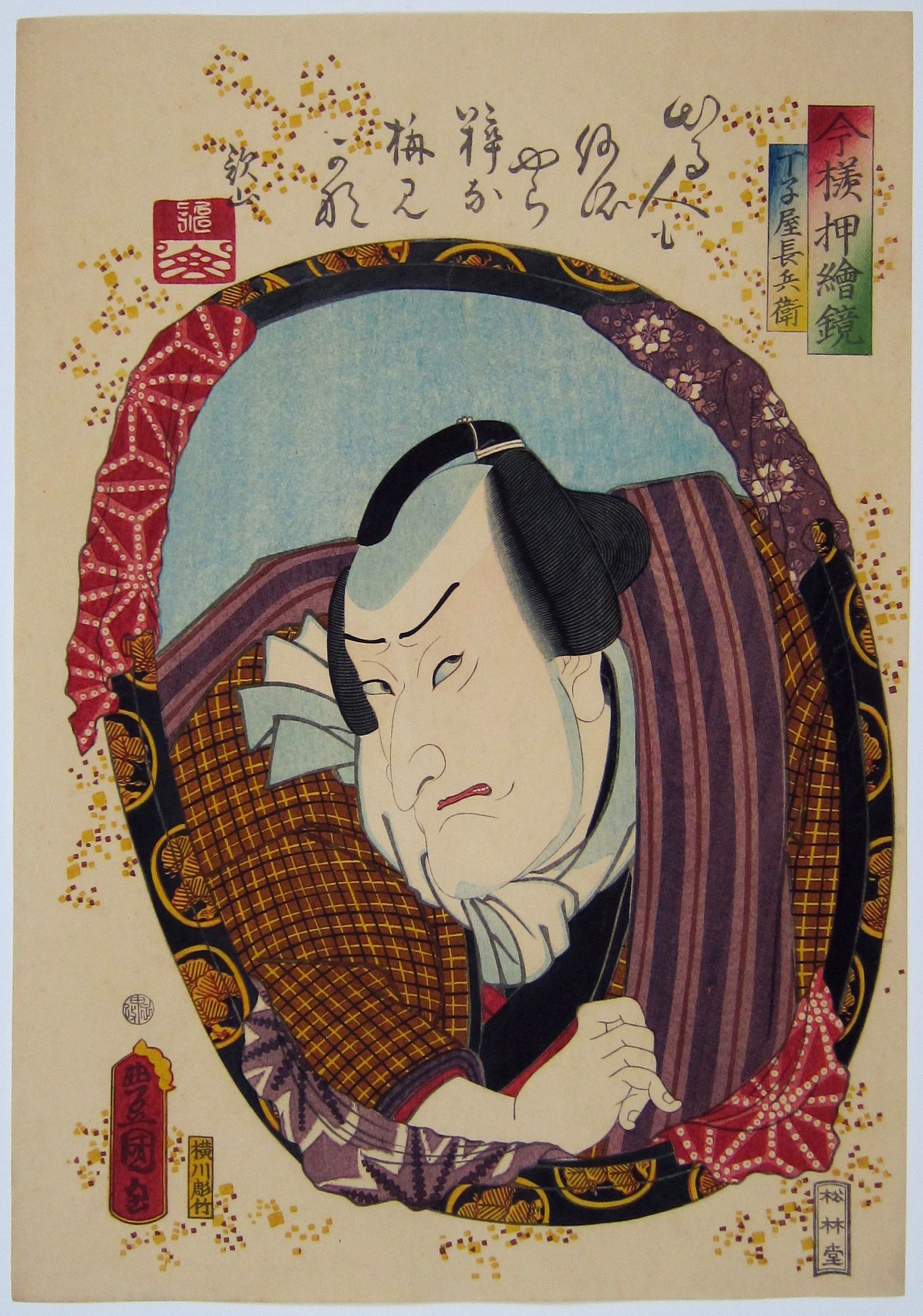 Seki Sanjoro III as Chojiya Chobei. 1860