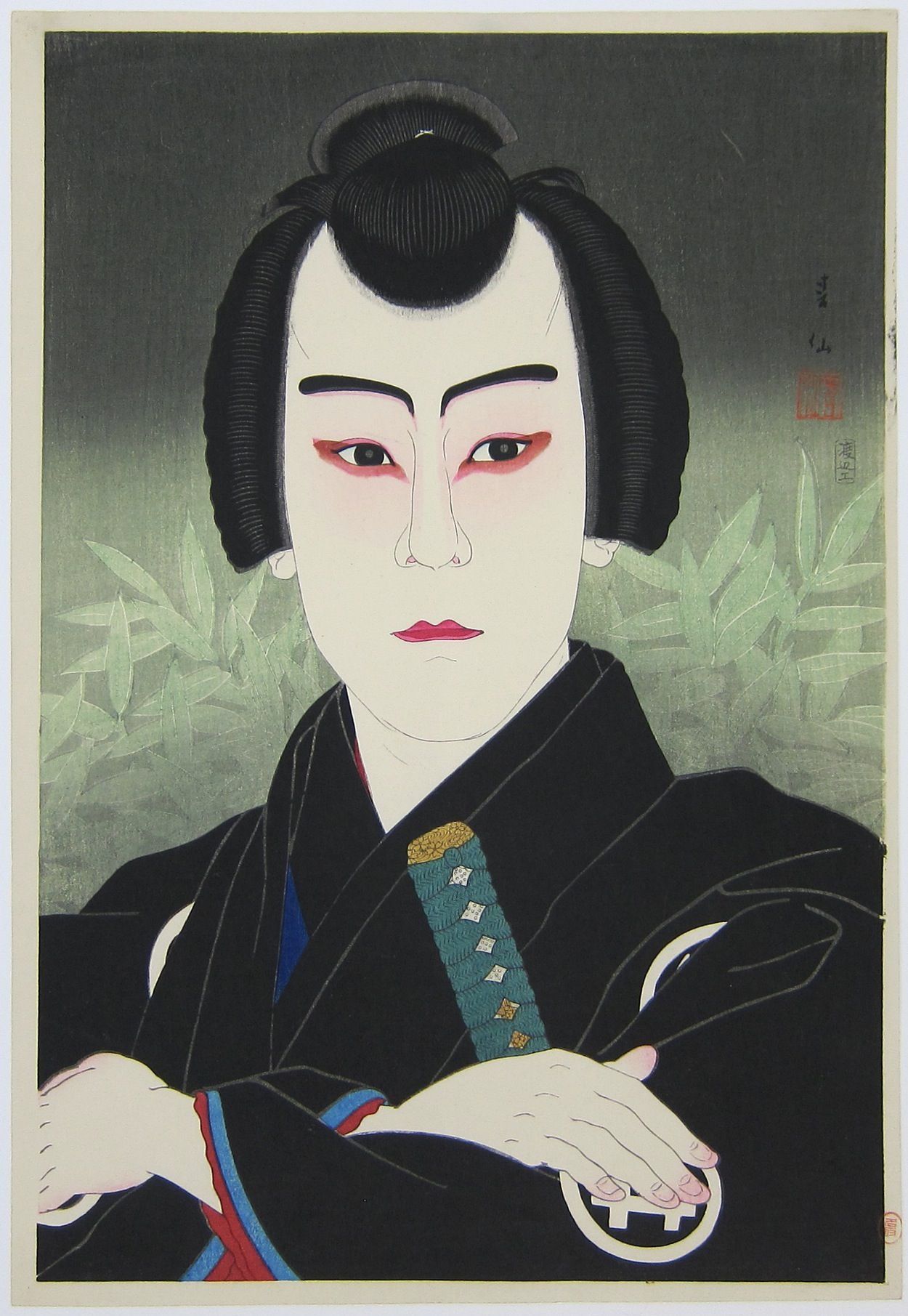 Ichikawa Sumizo VI as Shirai Gonpachi. 1926.